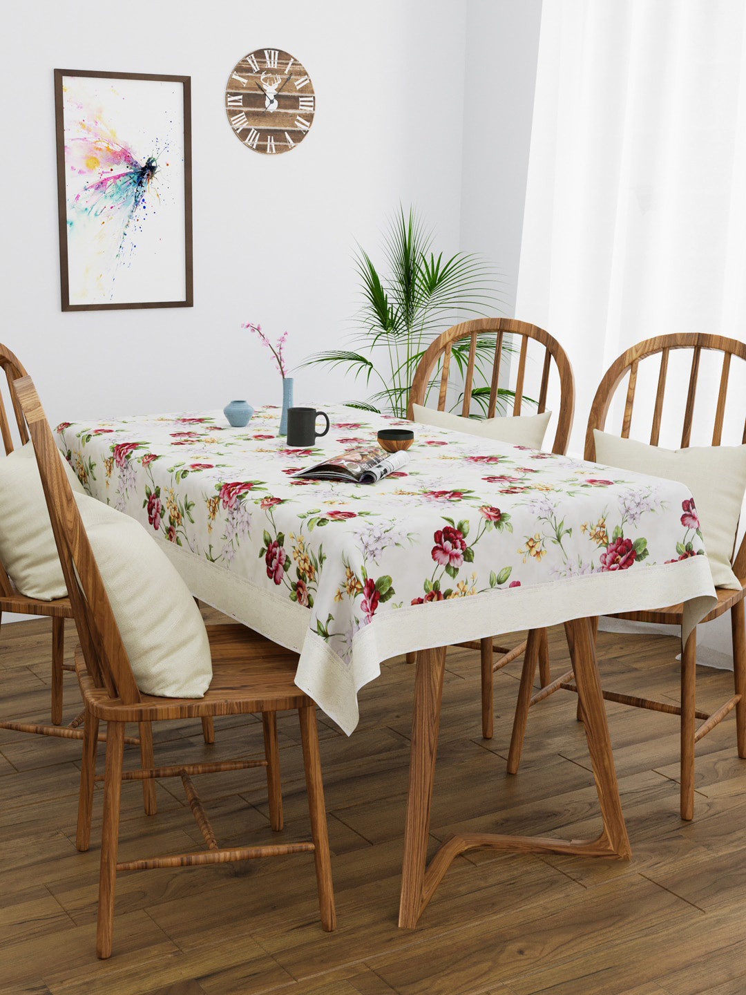 Clasiko Purple & White Floral Printed Rectangular Table Cover
Clasiko Purple & White Floral Printed Rectangular Table Cover