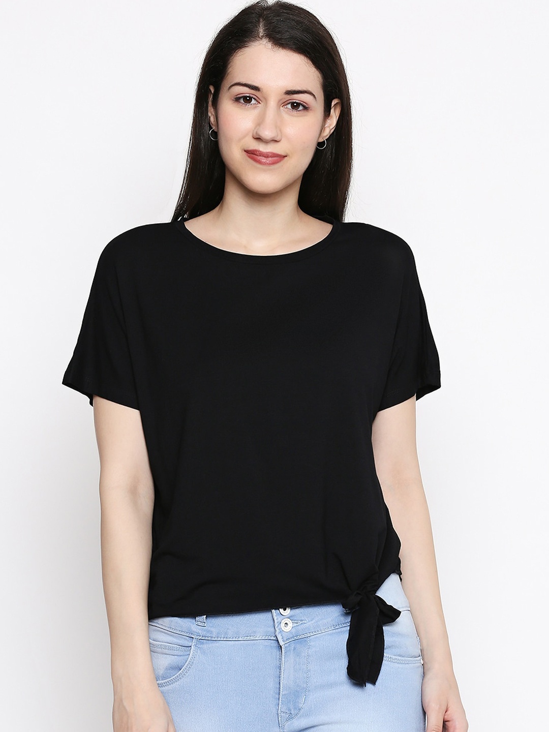 People Black Regular Top