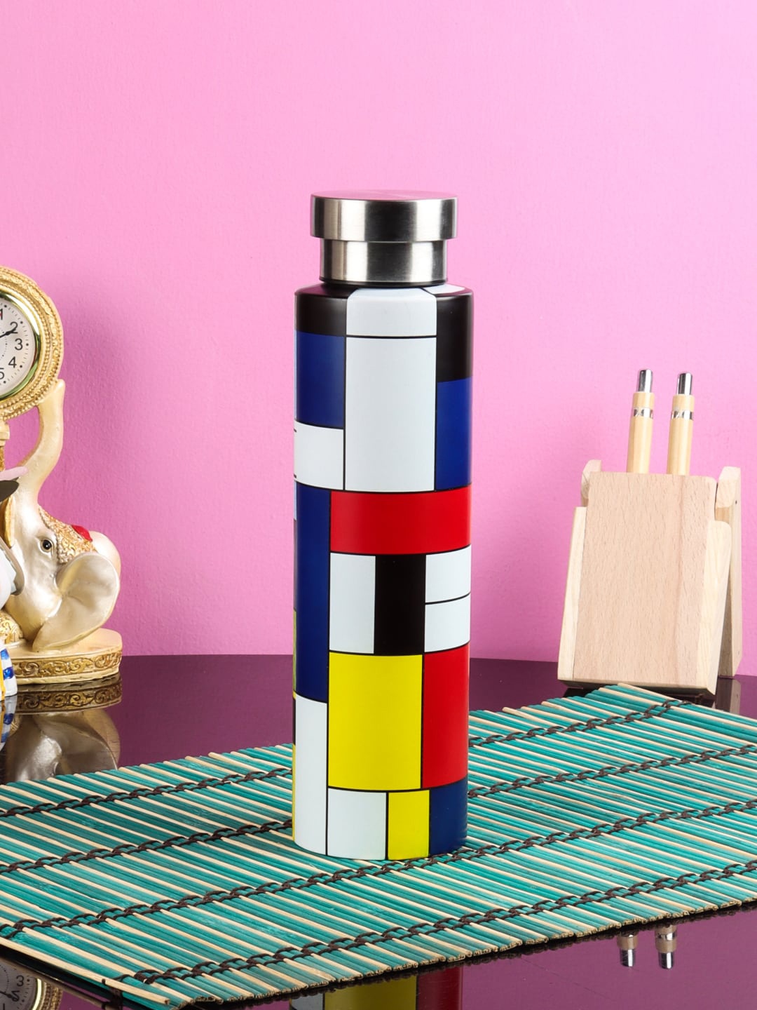 INCRIZMA Multicoloured Stainless Steel Double Walled Vacuum Insulated Water Bottle, Multi
INCRIZMA Multicoloured Stainless Steel Double Walled Vacuum Insulated Water Bottle, Multi