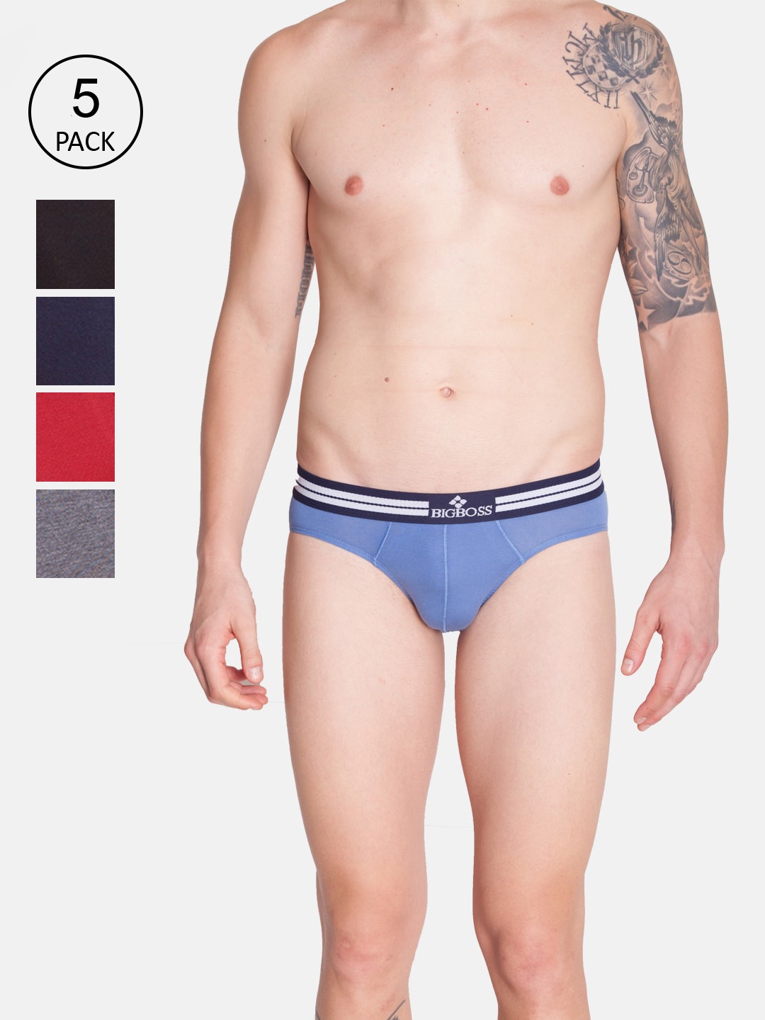 Dollar Bigboss Men Pack of 5 Shuffle Intellisoft Cotton Modal Brief-MJBR-10-R2-GRANDO-PO5, Assorted
Dollar Bigboss Men Pack of 5 Shuffle Intellisoft Cotton Modal Brief-MJBR-10-R2-GRANDO-PO5, Assorted