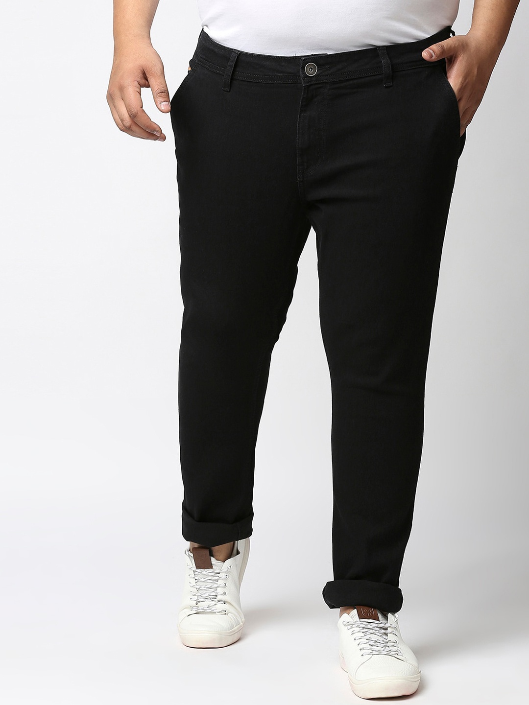Freeform by High Star Men Plus Size Black Solid Mid Rise Clean Look Regular Fit Jeans
Freeform by High Star Men Plus Size Black Solid Mid Rise Clean Look Regular Fit Jeans