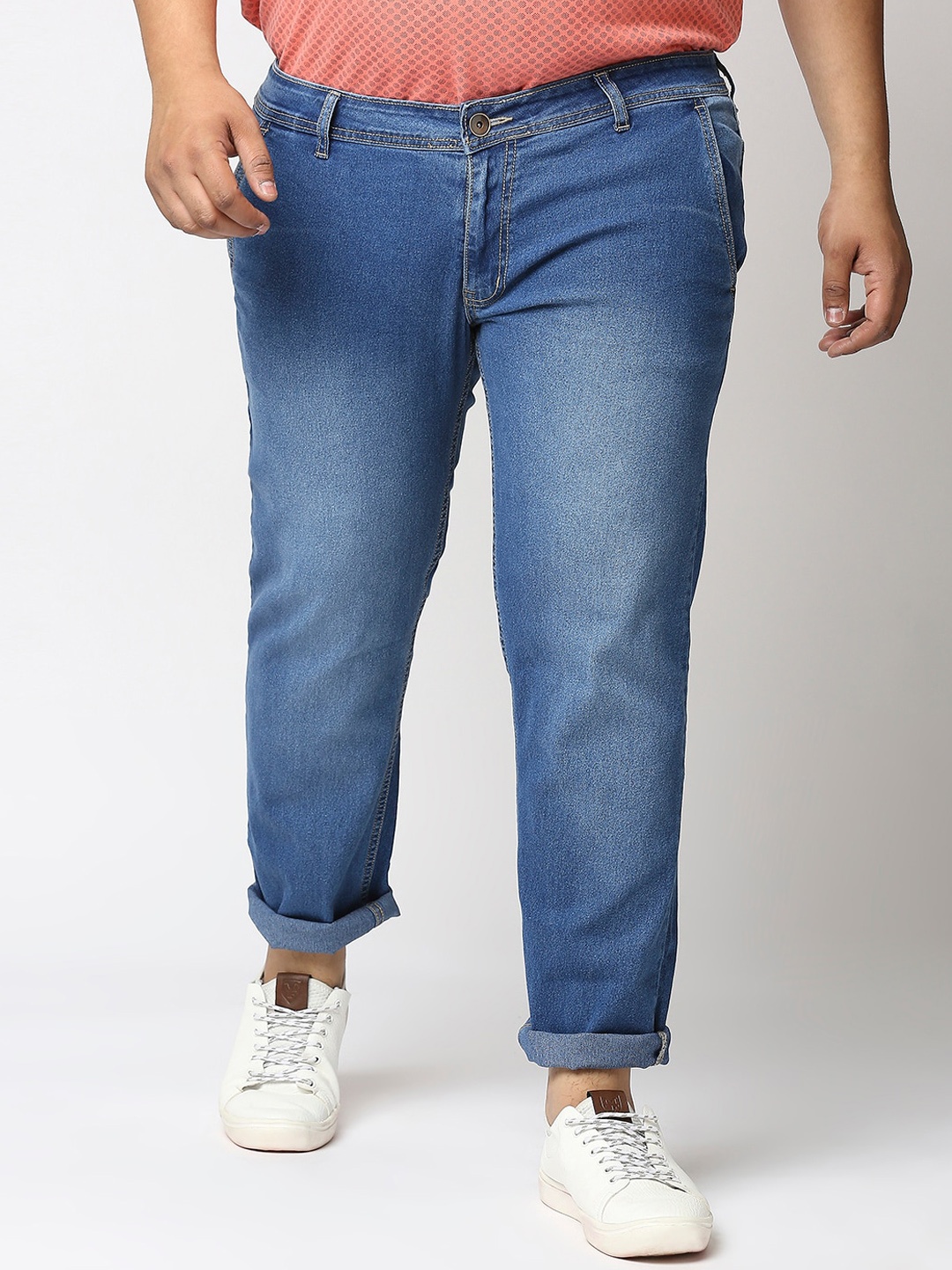 Freeform by High Star Men Blue Plus Size Solid Mid Rise Clean Look Regular Fit Jeans
Freeform by High Star Men Blue Plus Size Solid Mid Rise Clean Look Regular Fit Jeans