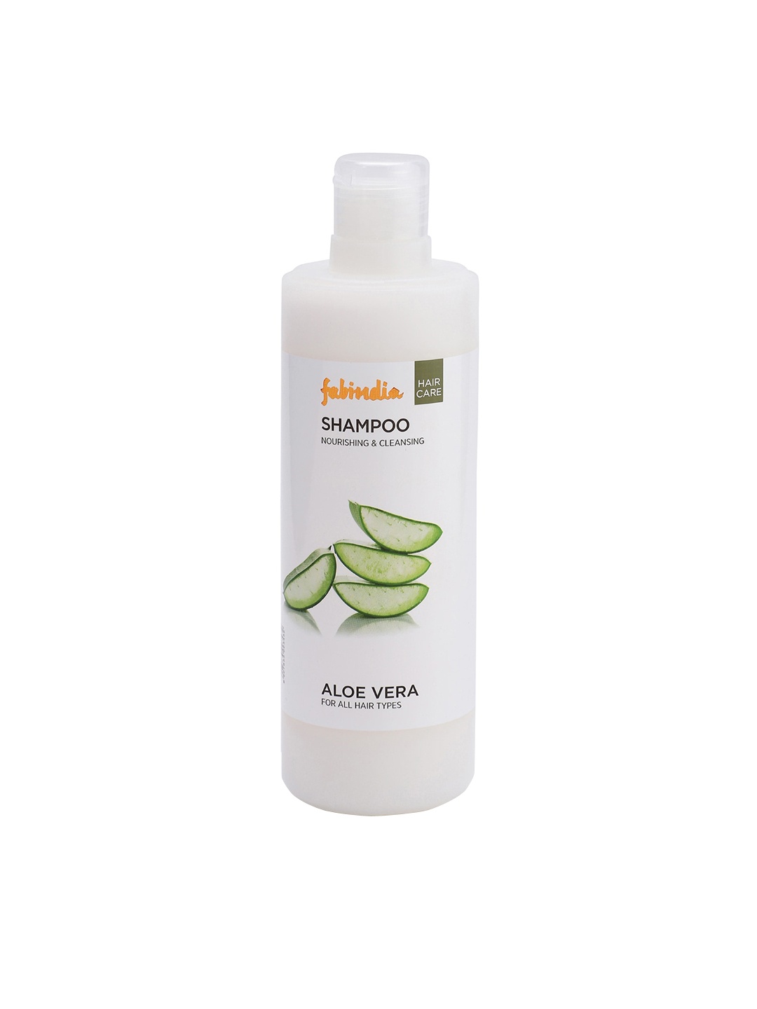 Fabindia Unisex Aloe Vera Shampoo 500 ml, White