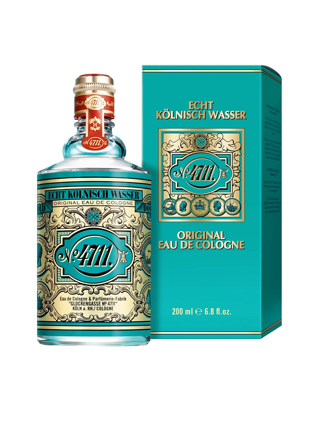 4711 Echt Kolnisch Wasser Eau de Cologne - 200 ml, Transparent