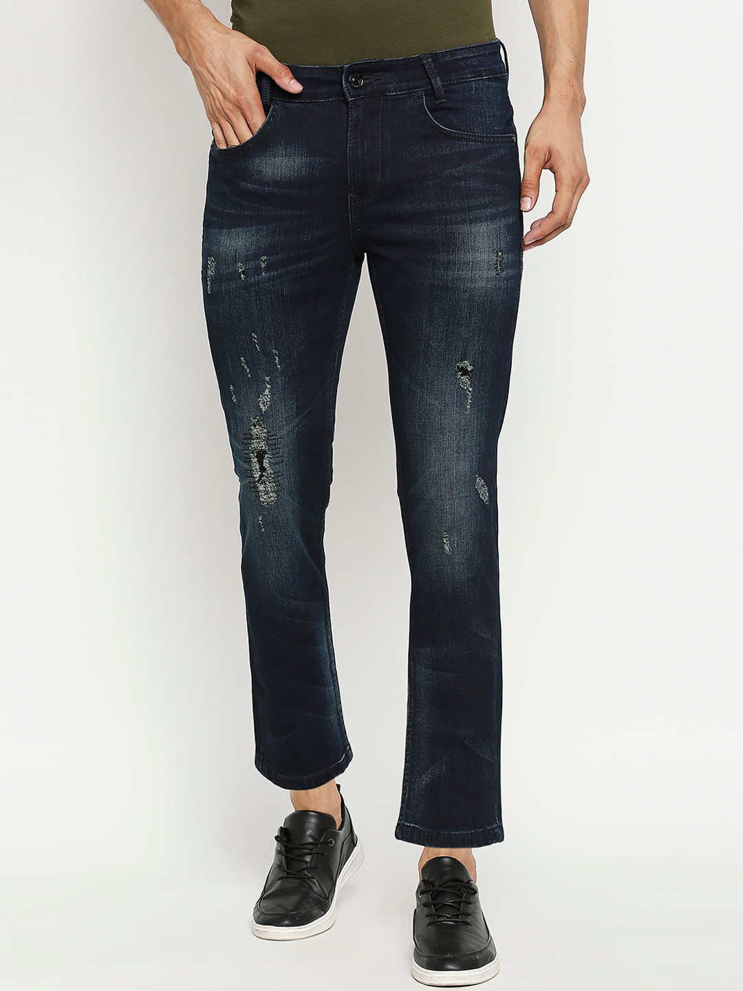 Mufti Men Black Mid-Rise Cat Scratches Non-Stretchable Slim Fit Jeans
Mufti Men Black Mid-Rise Cat Scratches Non-Stretchable Slim Fit Jeans