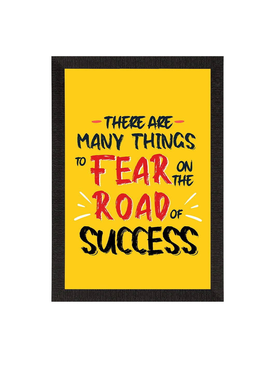 eCraftIndia Yellow & Black There Are Many Things To Fear Motivational Quote Satin Matt Texture UV Wall Art
eCraftIndia Yellow & Black There Are Many Things To Fear Motivational Quote Satin Matt Texture UV Wall Art