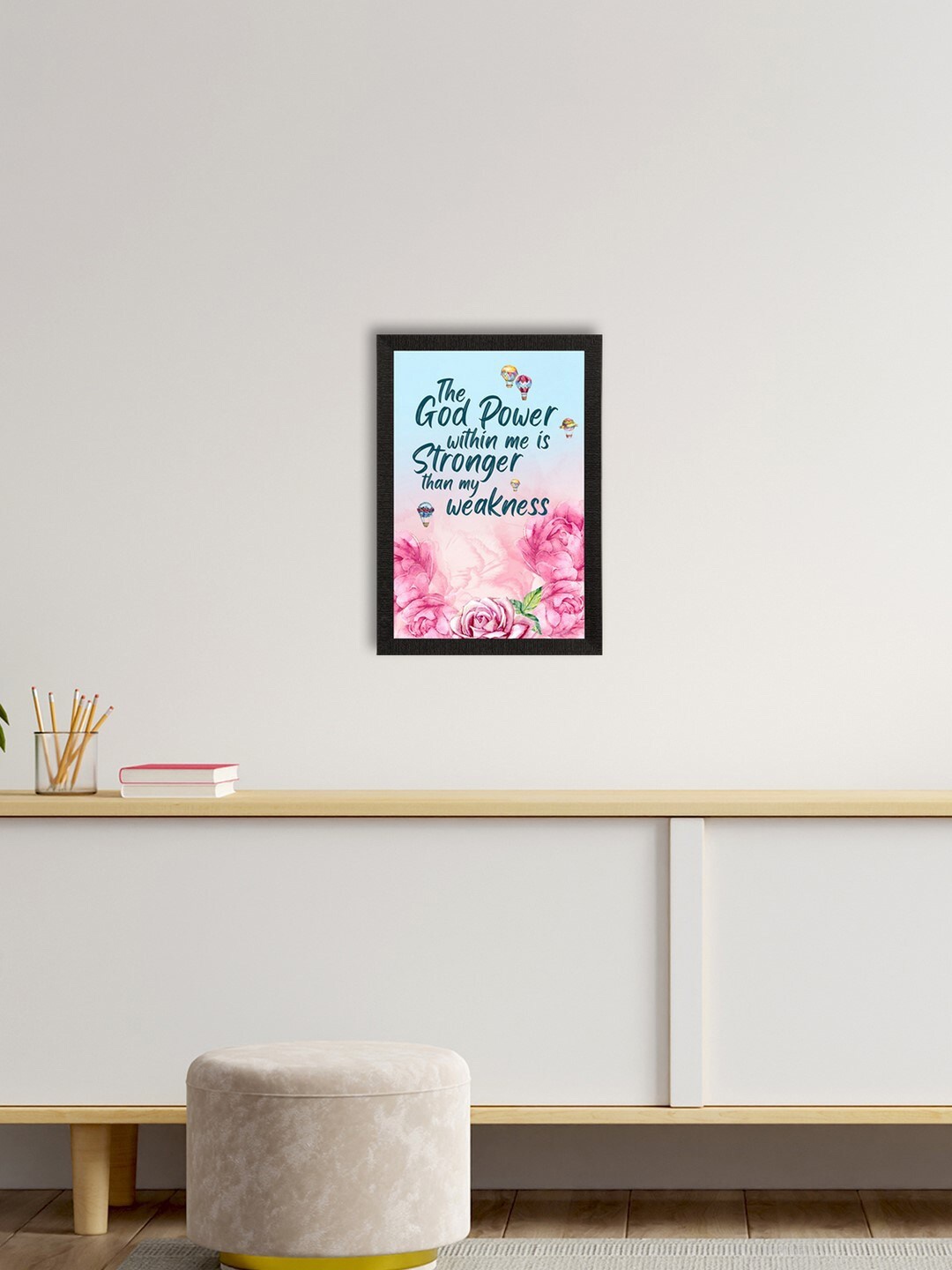 eCraftIndia Blue & Pink Motivational Quote & Floral Satin Matte Texture UV Wall Painting
eCraftIndia Blue & Pink Motivational Quote & Floral Satin Matte Texture UV Wall Painting