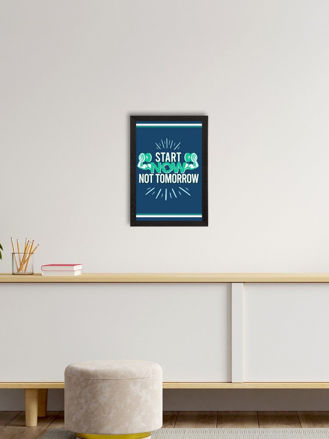 eCraftIndia Navy & Green Motivational Quote Satin Matte Texture UV Wall Painting, Navy blue
eCraftIndia Navy & Green Motivational Quote Satin Matte Texture UV Wall Painting, Navy blue