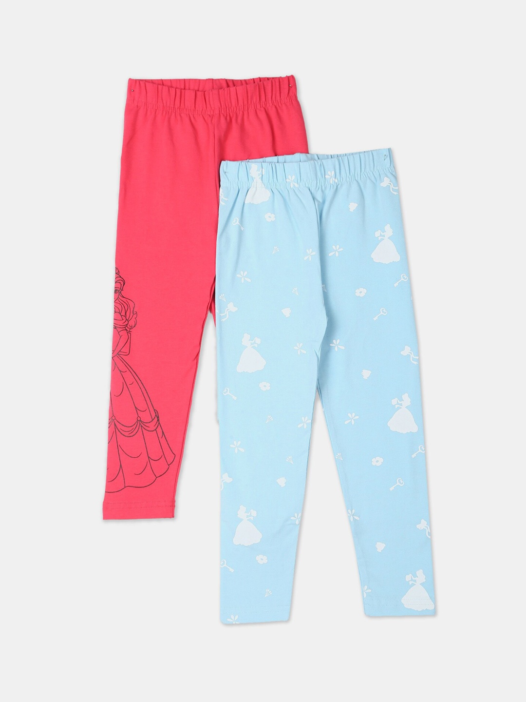 Colt Girls Pack Of 2 Assorted Ankle-Length Leggings