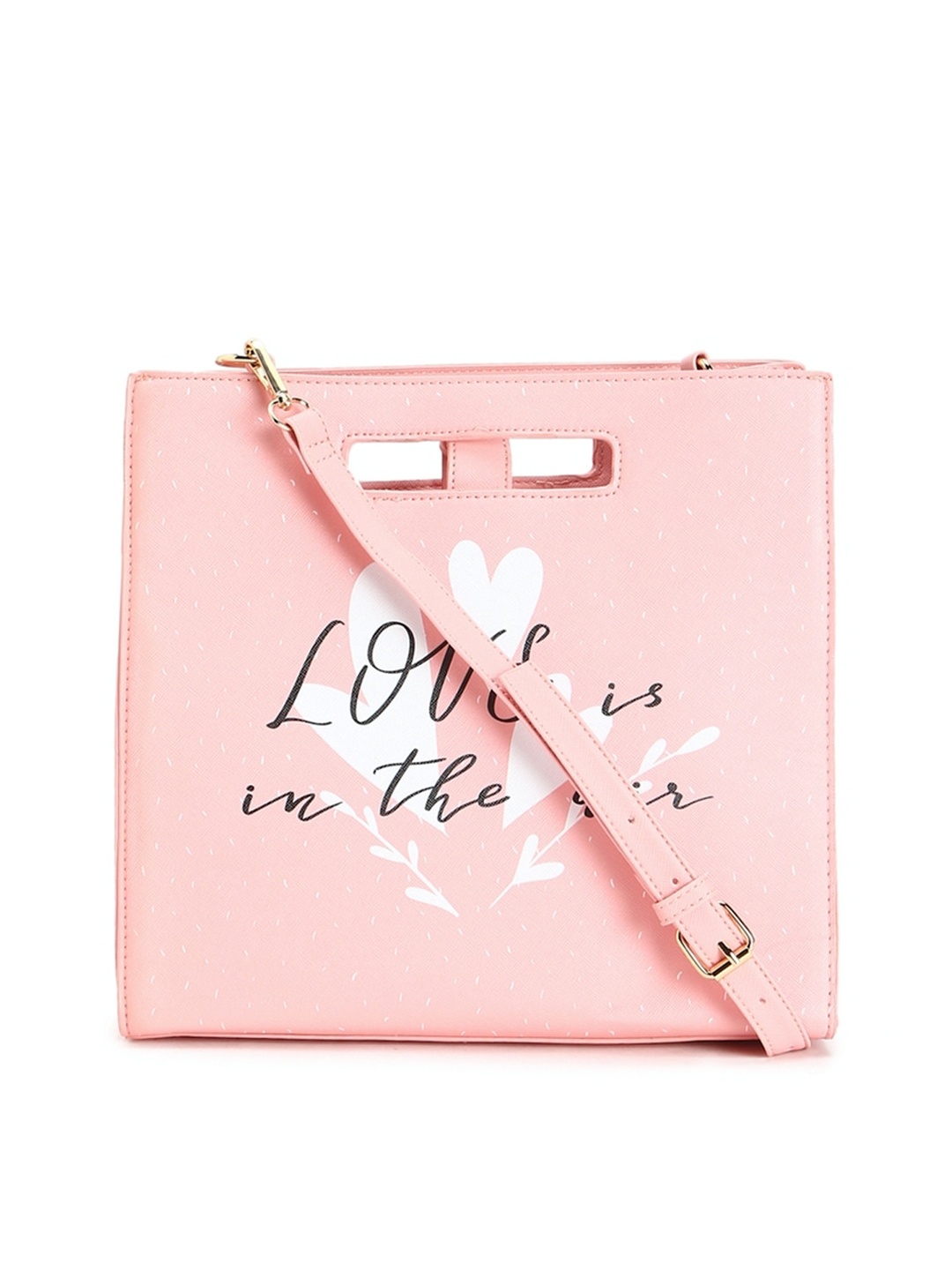 FOREVER 21 Pink Printed Sling Bag