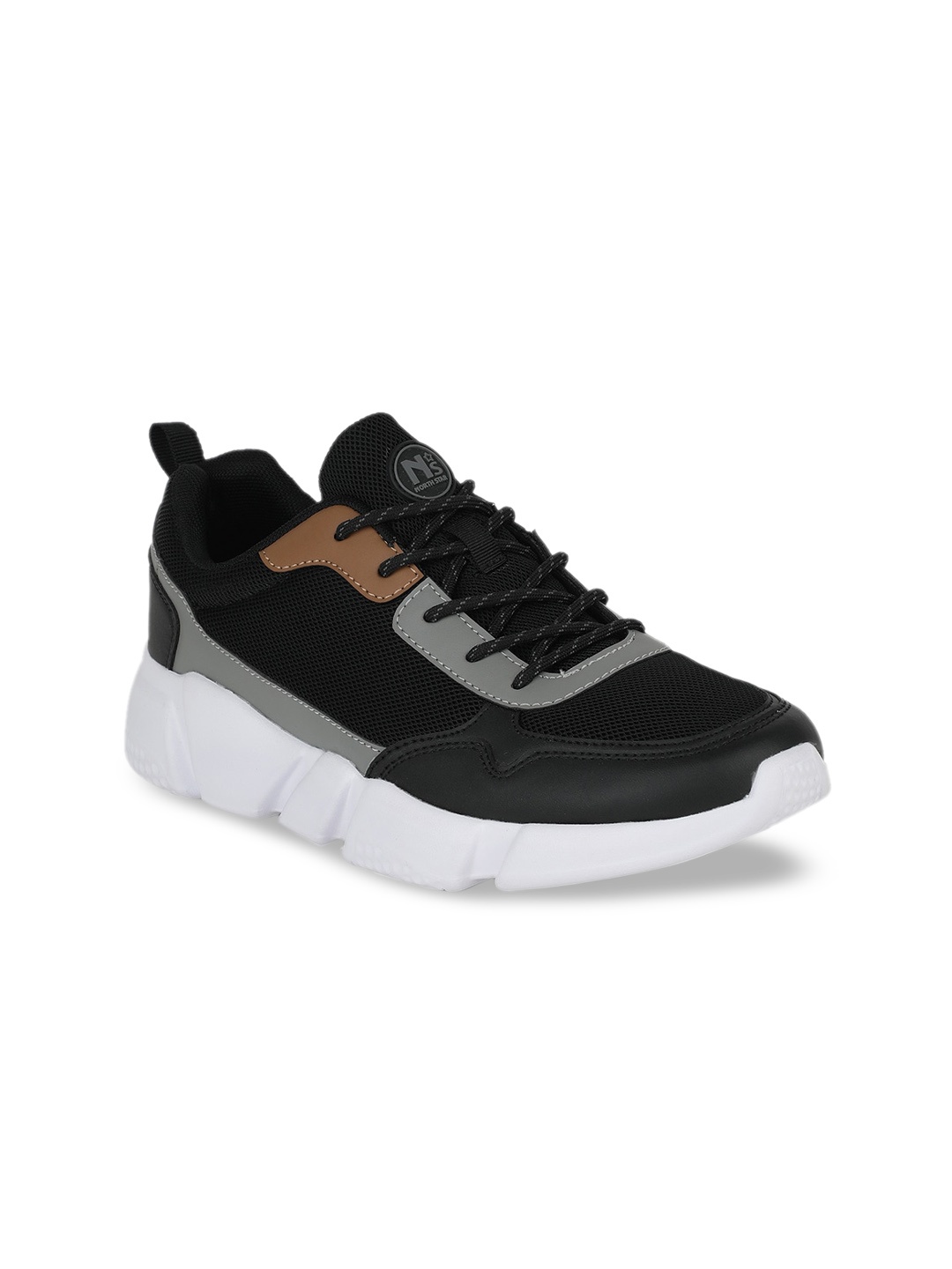 North Star Men Blue Woven Design Sneakers Casual Shoes
