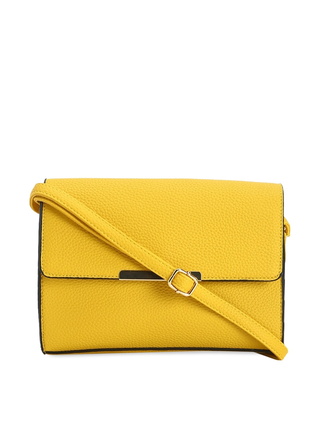 FOREVER 21 Yellow Solid Sling Bag