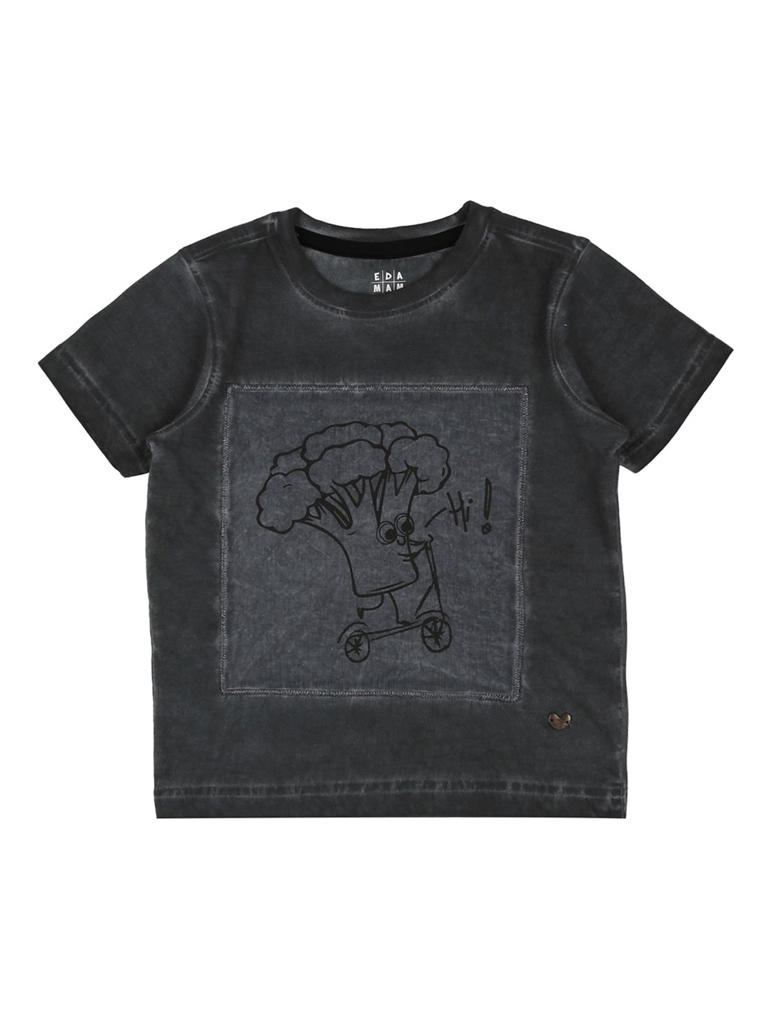 Ed-a-Mamma Boys Charcoal Grey Printed Round Neck Cotton Sustainable Pure Cotton T-shirt
Ed-a-Mamma Boys Charcoal Grey Printed Round Neck Cotton Sustainable Pure Cotton T-shirt