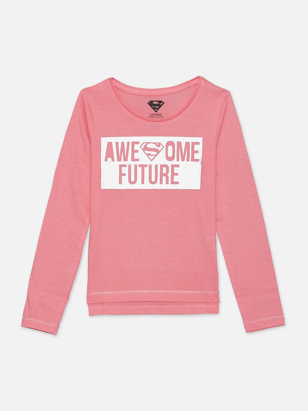 Kids Ville Girls Pink Supergirl Printed Cotton Round Neck Pure Cotton T-shirt
Kids Ville Girls Pink Supergirl Printed Cotton Round Neck Pure Cotton T-shirt