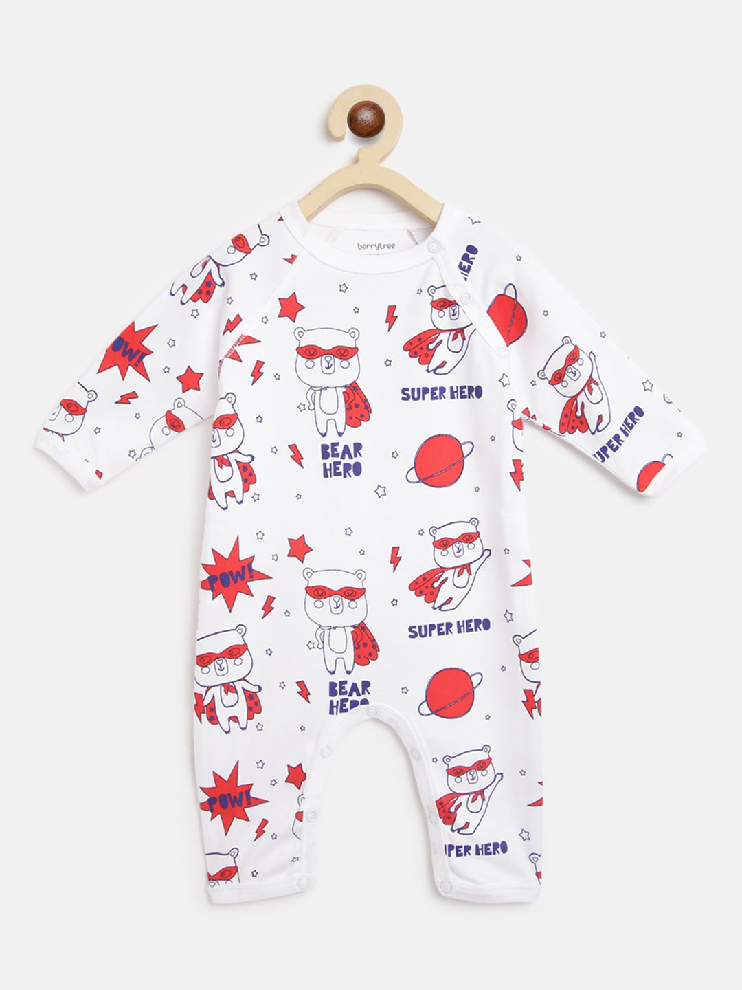 berrytree Infant Kids White & Red Super Hero Printed Organic Cotton Sustainable Rompers
berrytree Infant Kids White & Red Super Hero Printed Organic Cotton Sustainable Rompers