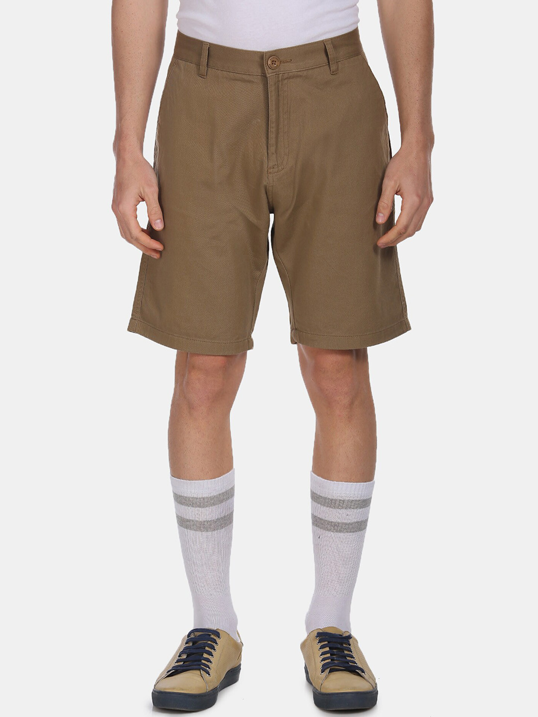 Ruggers Men Khaki Solid Regular Fit Chino Shorts
Ruggers Men Khaki Solid Regular Fit Chino Shorts