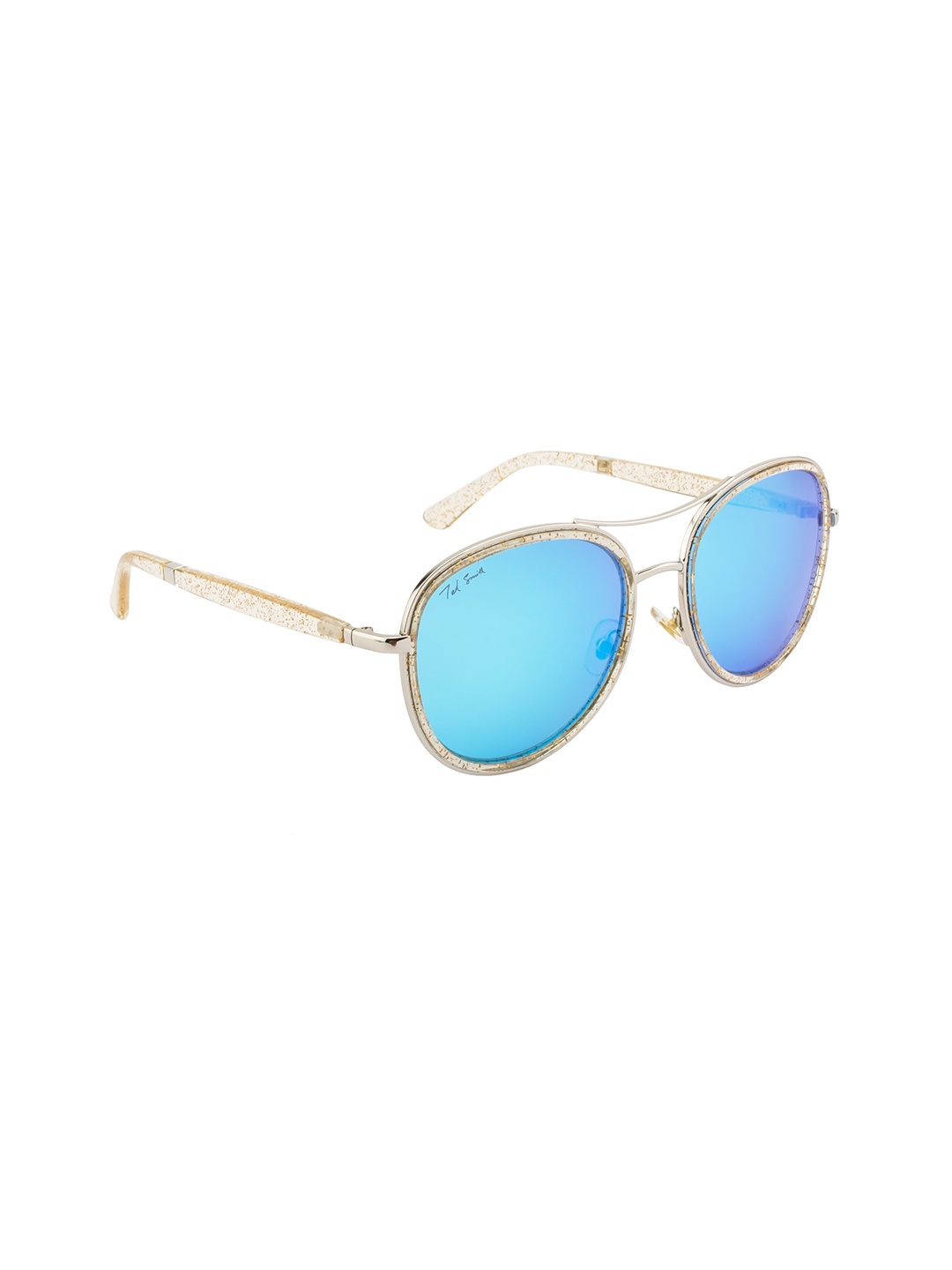 Ted Smith Women Blue & Silver-Toned Aviator UV Protected Sunglasses TS-NJ1006/S_CRYSTAL
Ted Smith Women Blue & Silver-Toned Aviator UV Protected Sunglasses TS-NJ1006/S_CRYSTAL