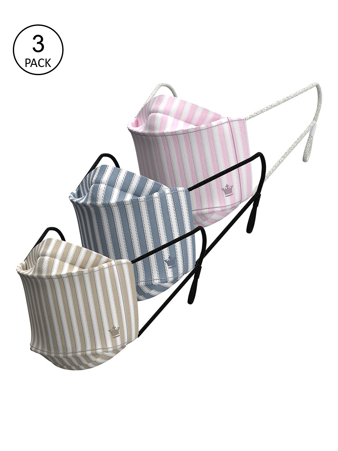 Louis Philippe Men Pack Of 3 Assorted 3-Ply Reusable Origami Protective Outdoor Masks
Louis Philippe Men Pack Of 3 Assorted 3-Ply Reusable Origami Protective Outdoor Masks
