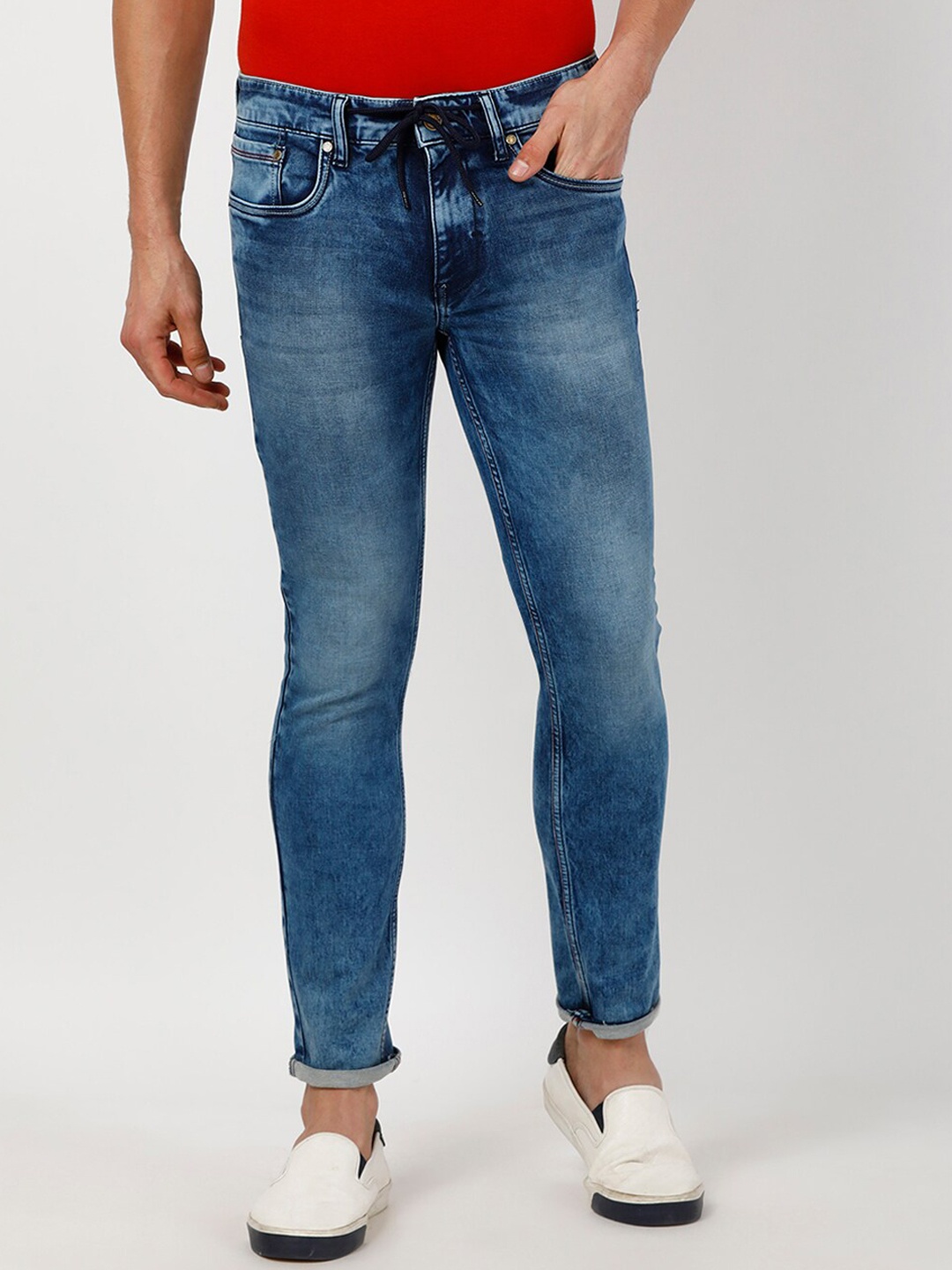 Llak Jeans Men Blue Skinny Fit Jeans