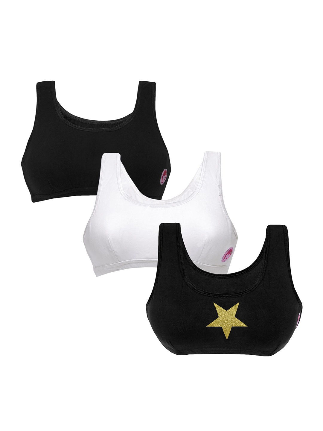 DChica Girls Pack Of 3 Solid Non-Wired Non Padded Beginners Bras DCBRAP6813/xxs, White
DChica Girls Pack Of 3 Solid Non-Wired Non Padded Beginners Bras DCBRAP6813/xxs, White