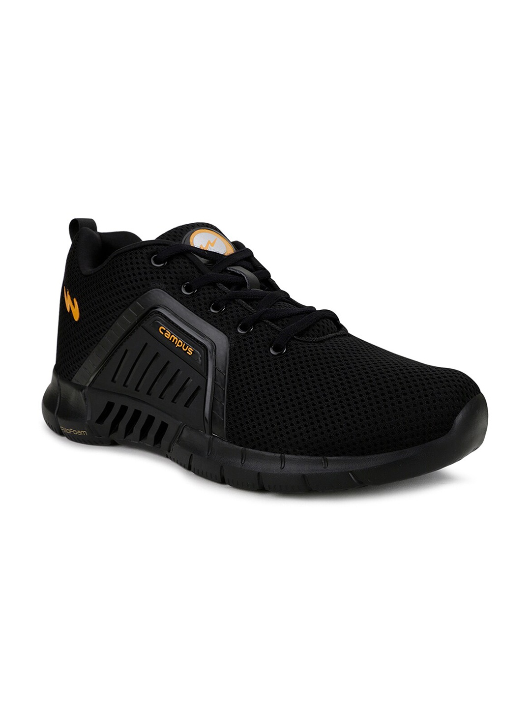 Campus Men Black Running Shoes