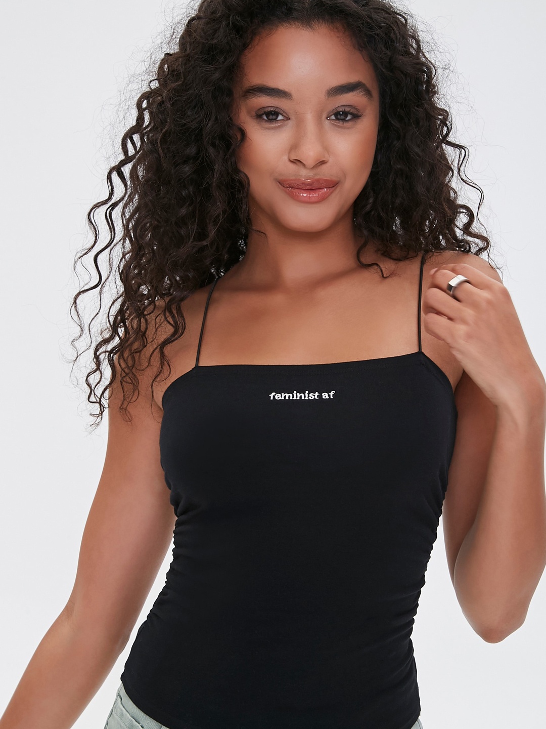 FOREVER 21 Black Fitted Top