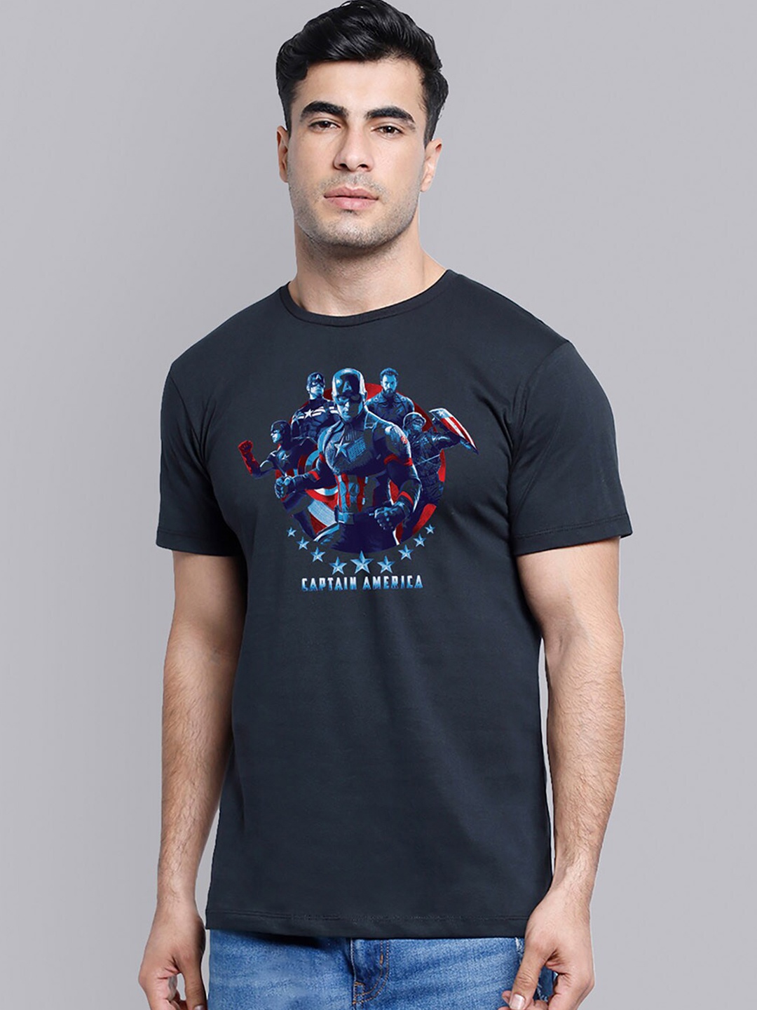 Free Authority Men Blue The Falcon And The Winter Soldier Printed Pure Cotton T-shirt
Free Authority Men Blue The Falcon And The Winter Soldier Printed Pure Cotton T-shirt