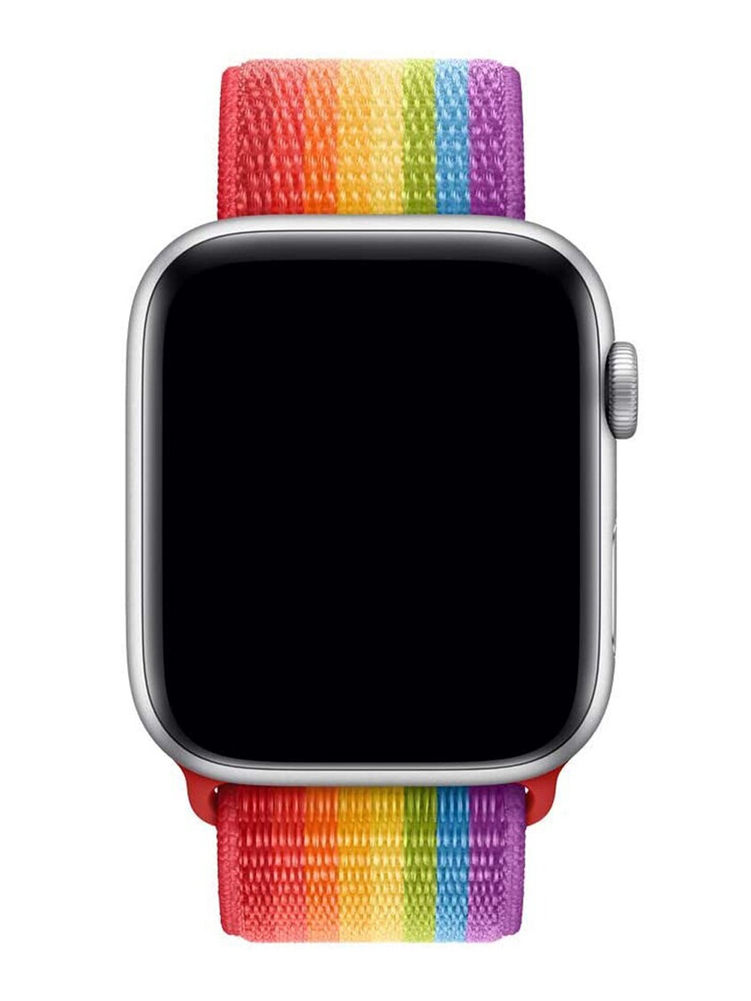 macmerise Unisex Yellow & Red Pride Woven Nylon Apple Watch Band