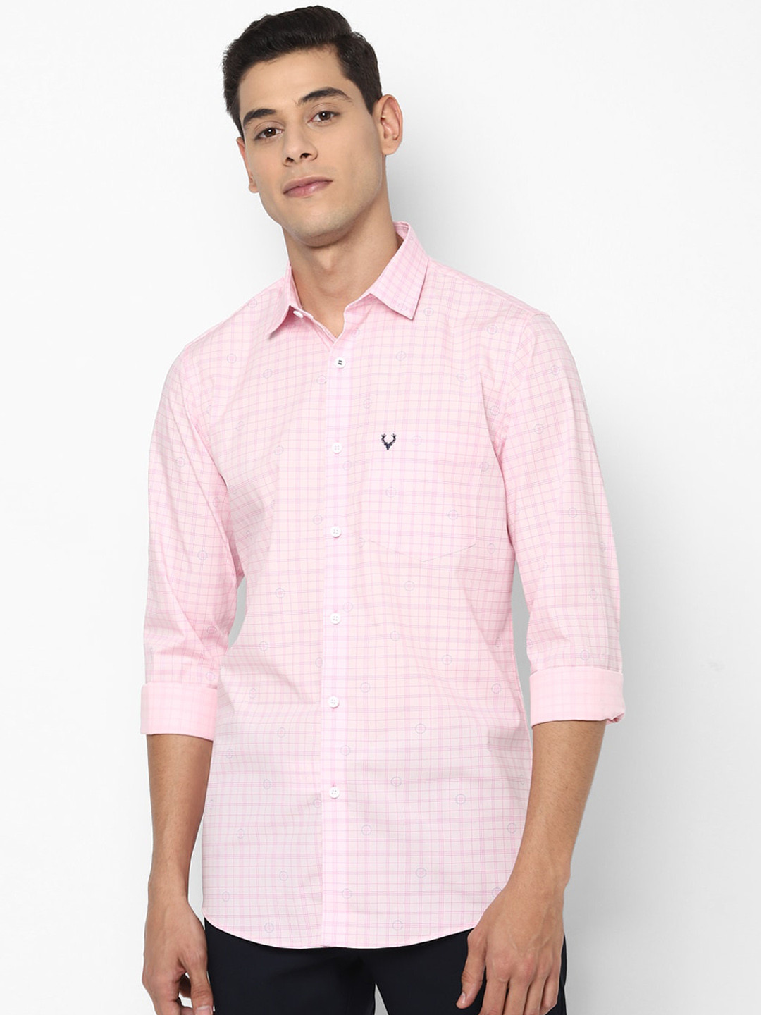 Allen Solly Men Pink Slim Fit Checked Casual Shirt
Allen Solly Men Pink Slim Fit Checked Casual Shirt