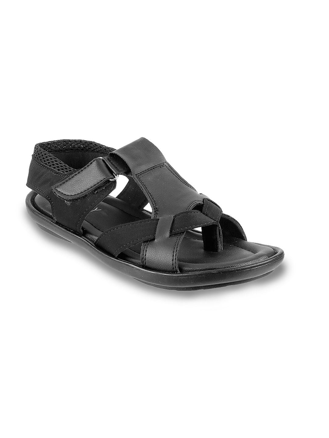 WALKWAY by Metro Men Black Comfort Sandals