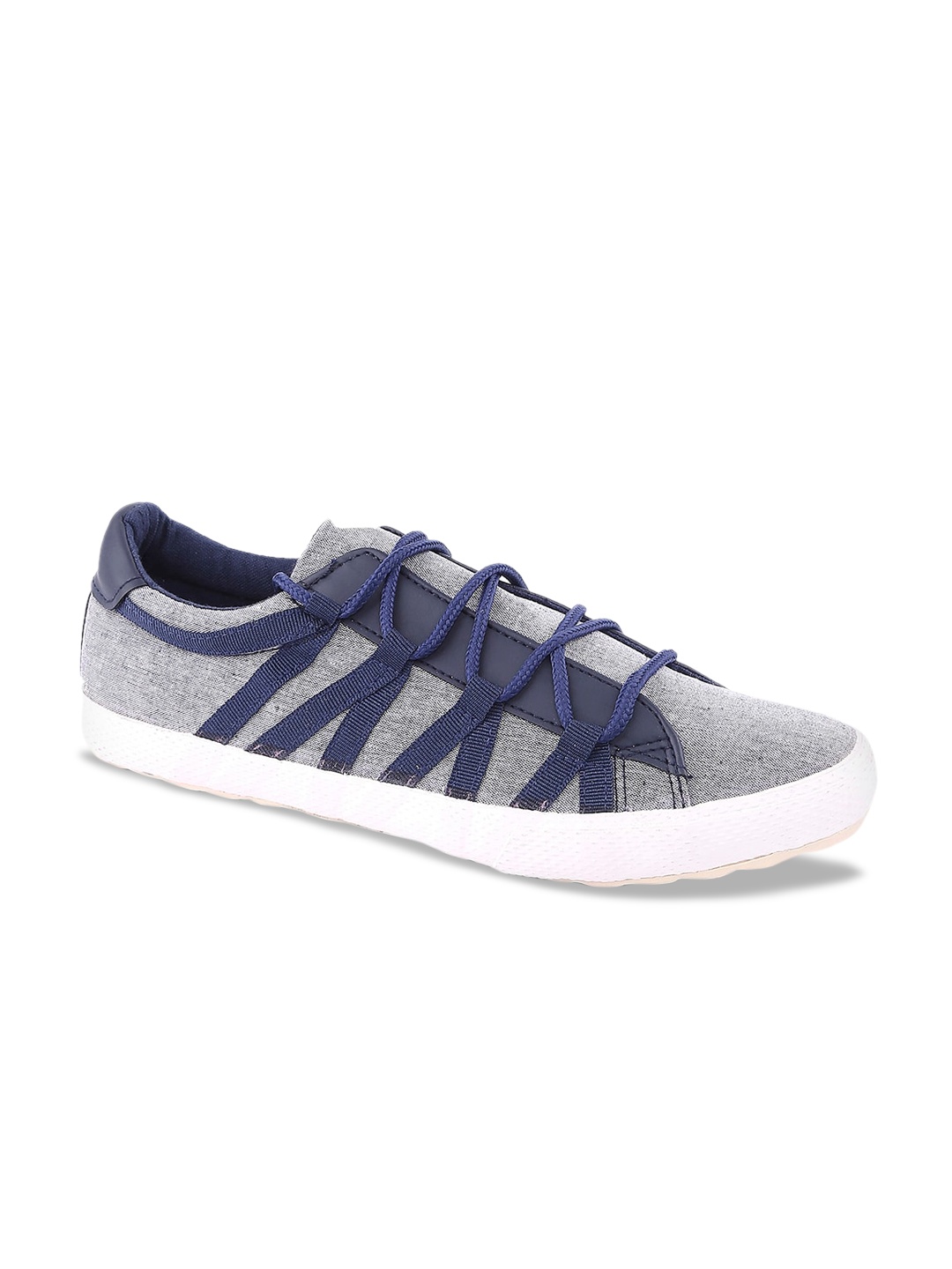 Ajile by Pantaloons Men Navy Blue Colourblocked Slip-On Sneakers