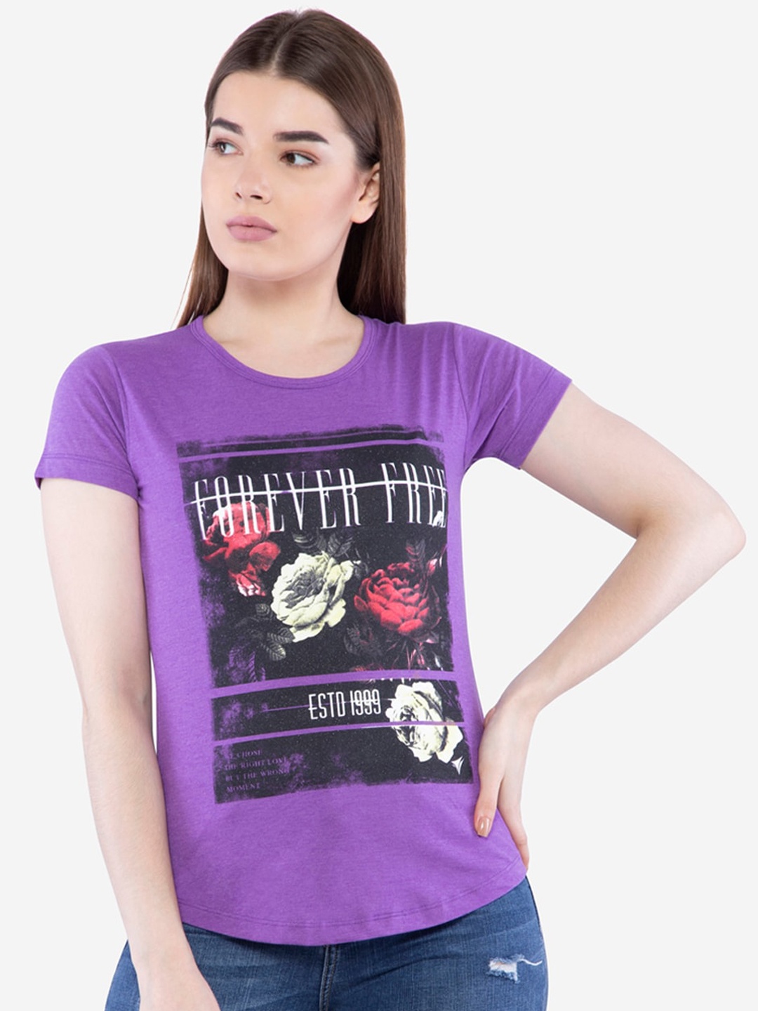 NEVA Purple Regular Top