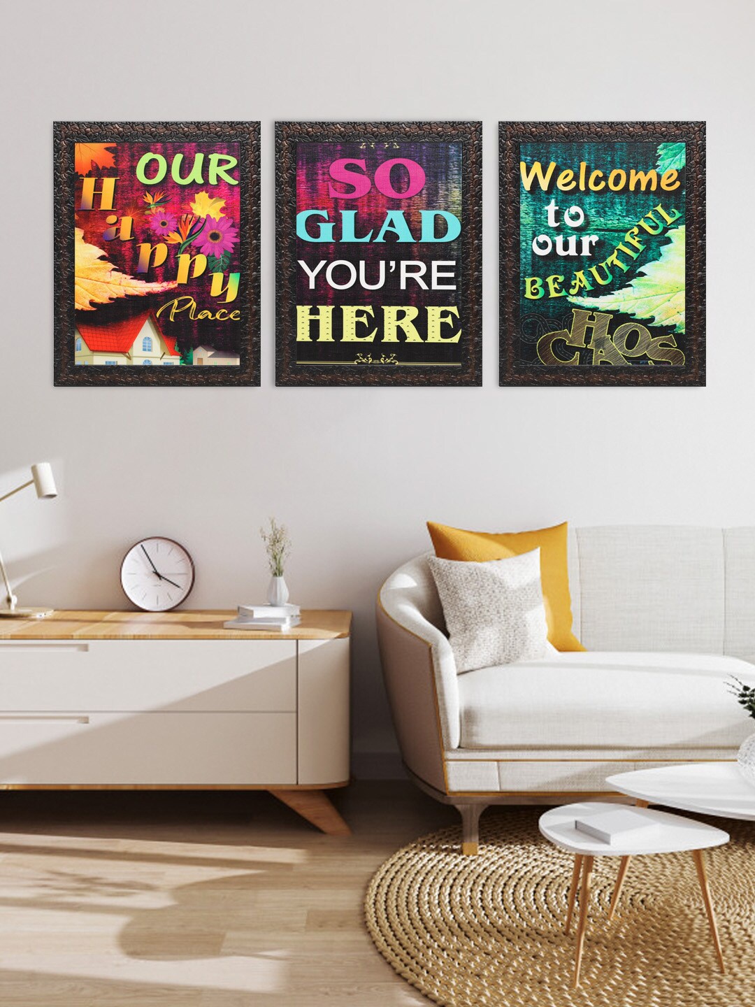 Indianara Set Of 3 Magenta Pink & Teal Blue Home Quotes Framed Art Prints Without Glass
Indianara Set Of 3 Magenta Pink & Teal Blue Home Quotes Framed Art Prints Without Glass