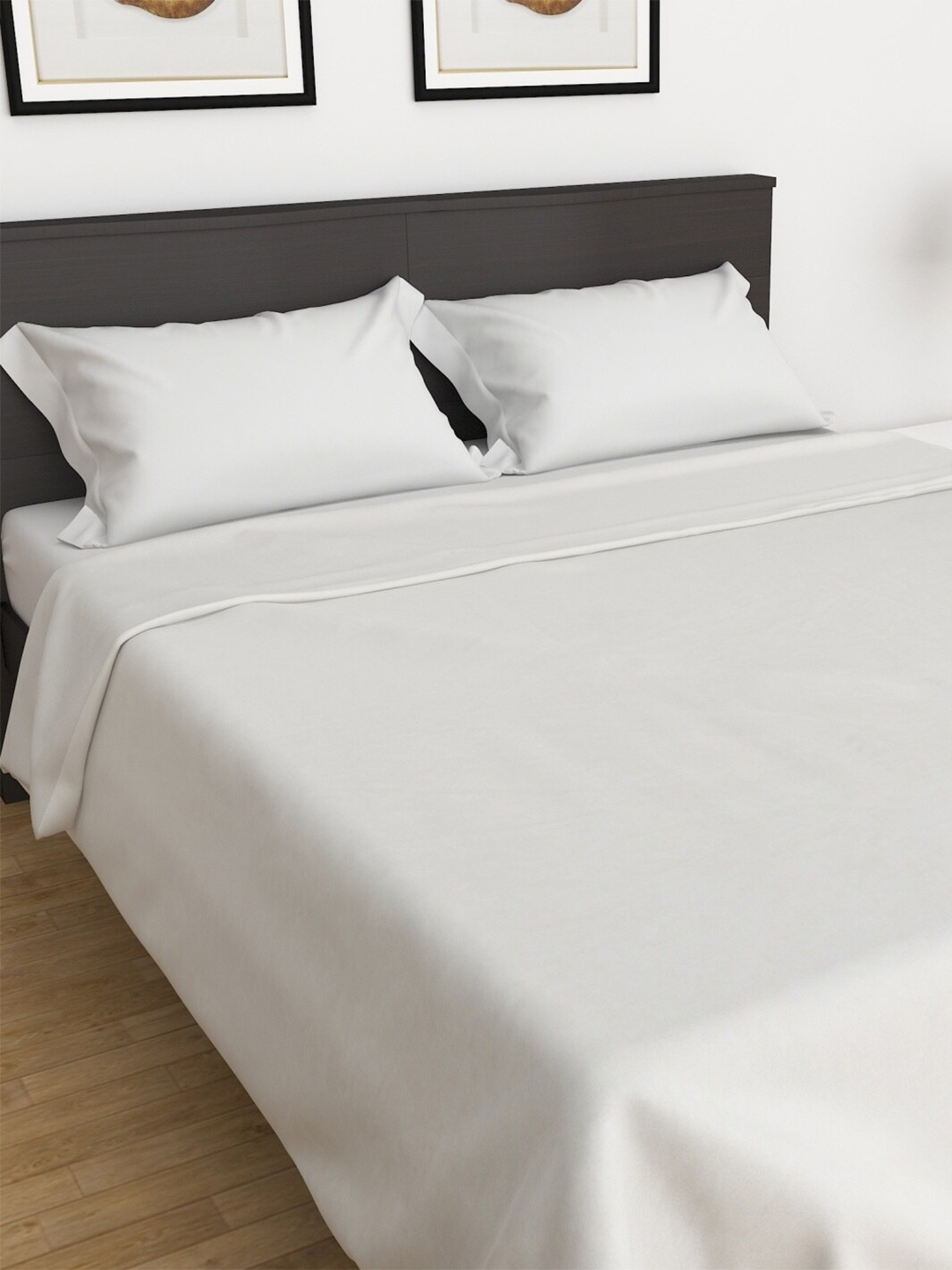 Home Centre Beige Solid AC Room 210 GSM Single Bed Blanket