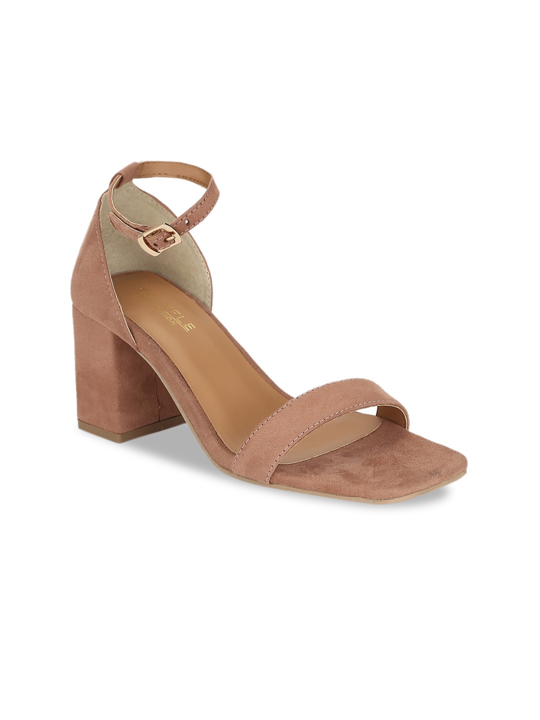 Truffle Collection Women Nude-Coloured Solid Sandals
