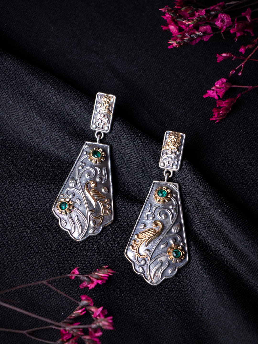 MORKANTH JEWELLERY Silver Plated & Gold Plated Handcrafted Contemporary Drop Earrings
MORKANTH JEWELLERY Silver Plated & Gold Plated Handcrafted Contemporary Drop Earrings