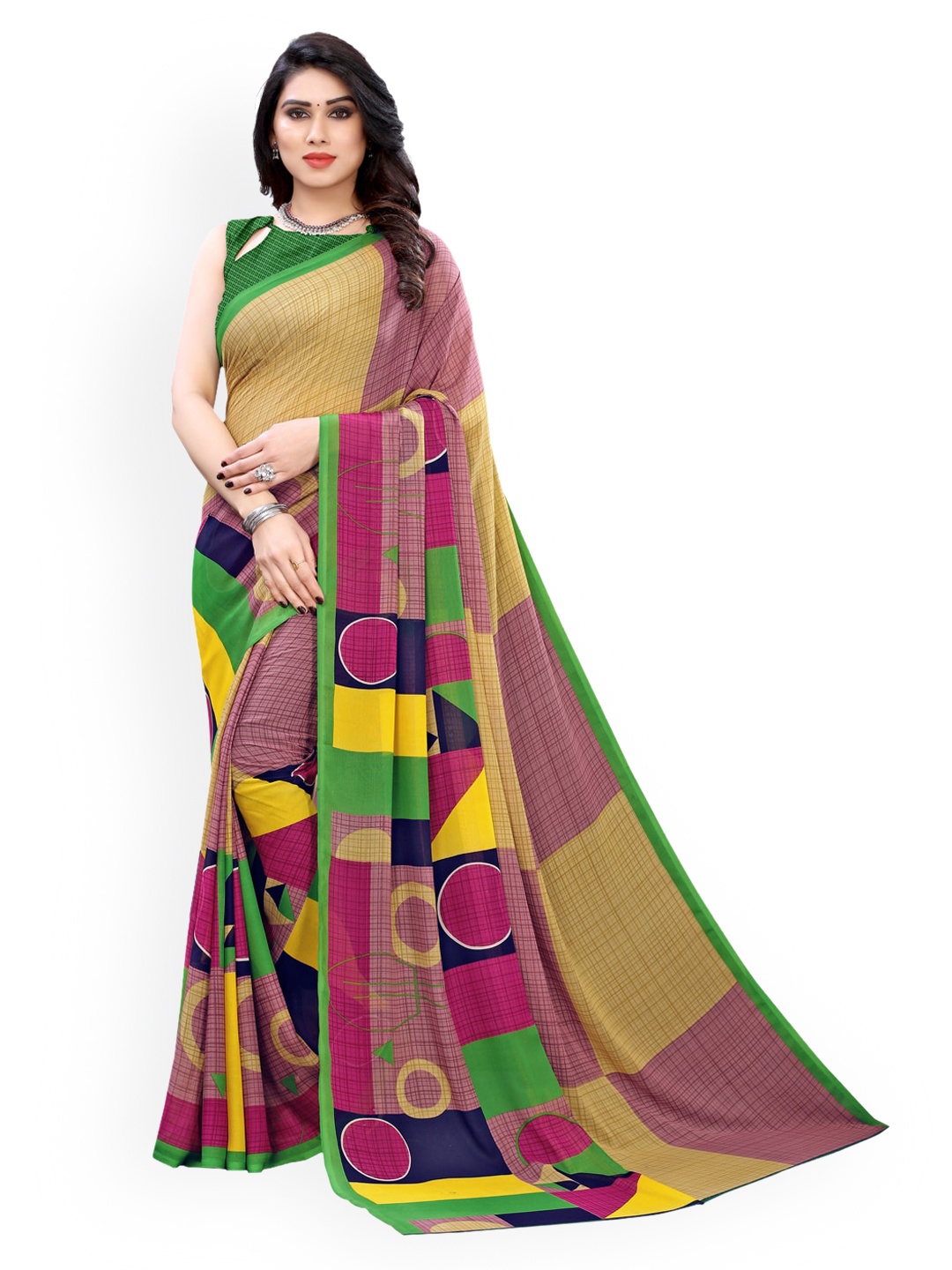 KALINI Multicoloured Printed Saree, Multi