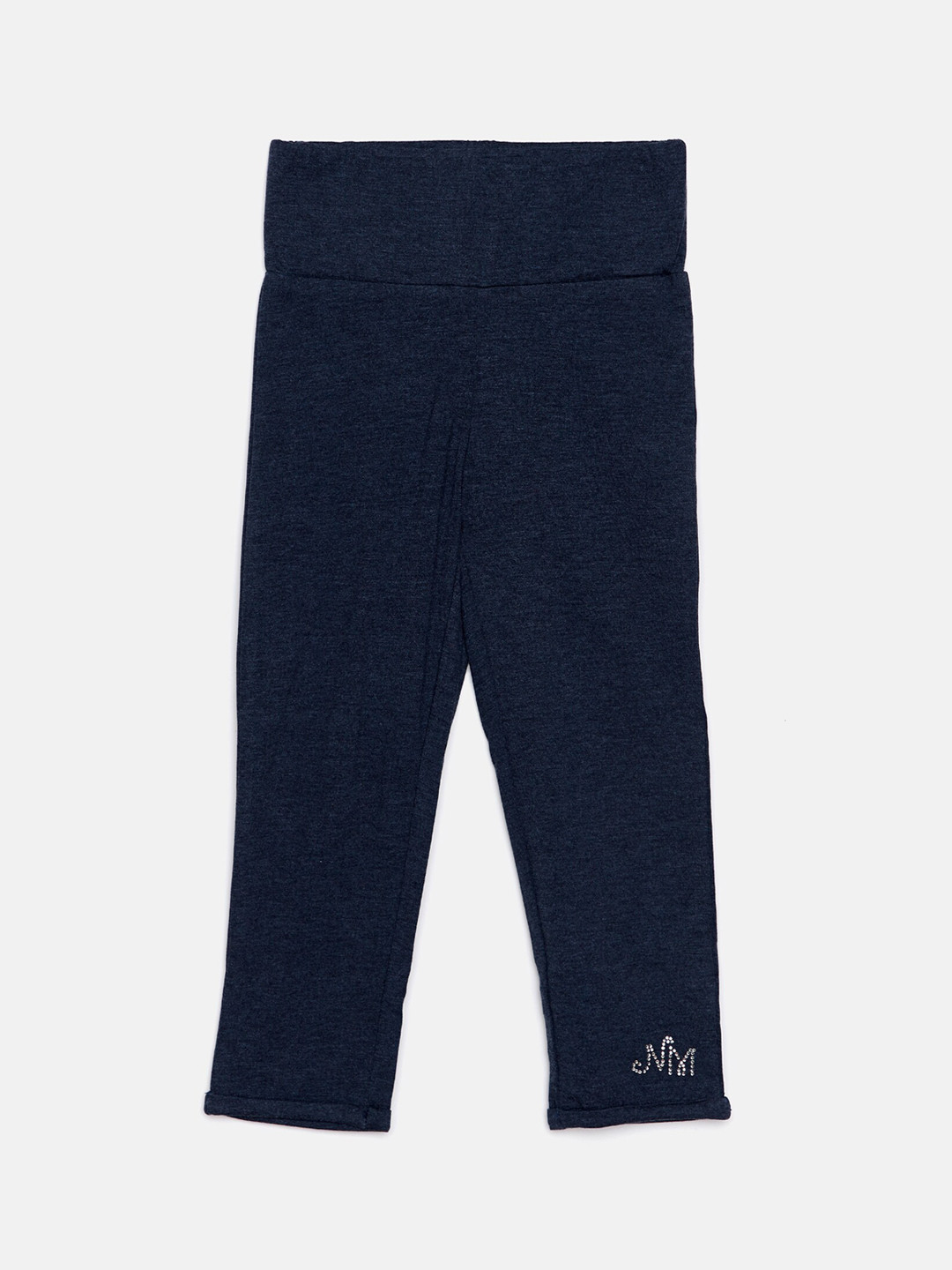 Nins Moda Girls Navy Blue Solid Cotton Leggings
Nins Moda Girls Navy Blue Solid Cotton Leggings