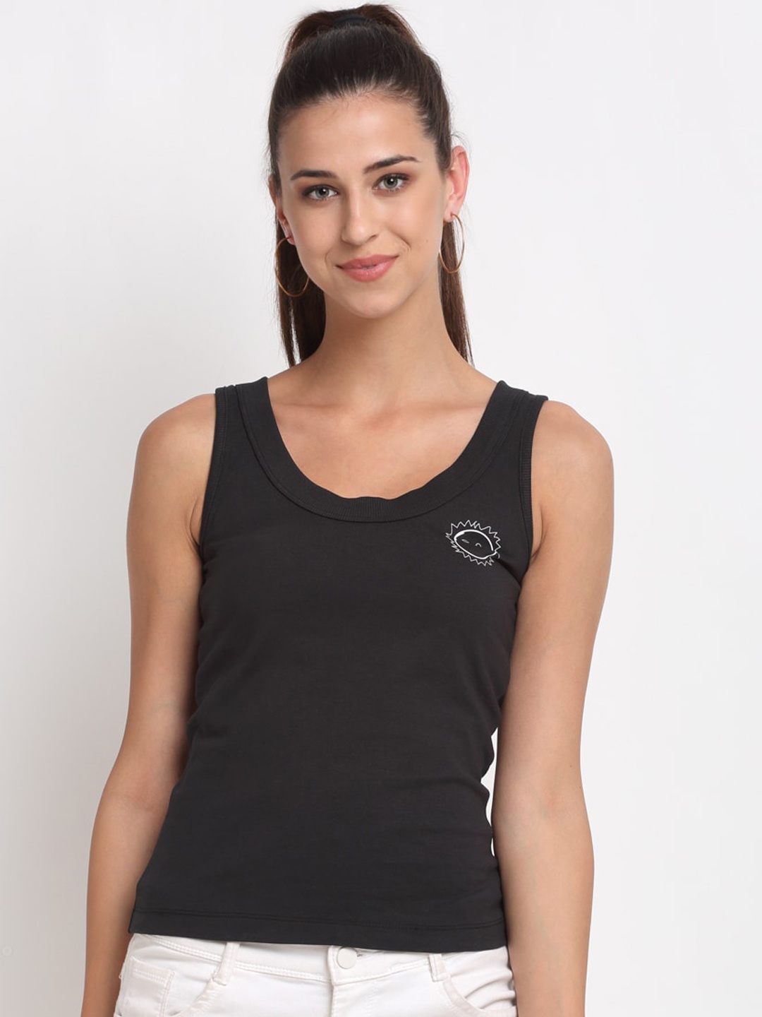 Bhaane Black Tank Top