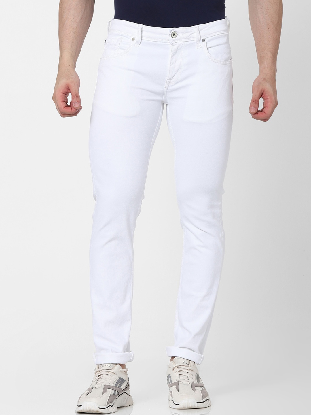Celio Men White Slim Fit Jeans