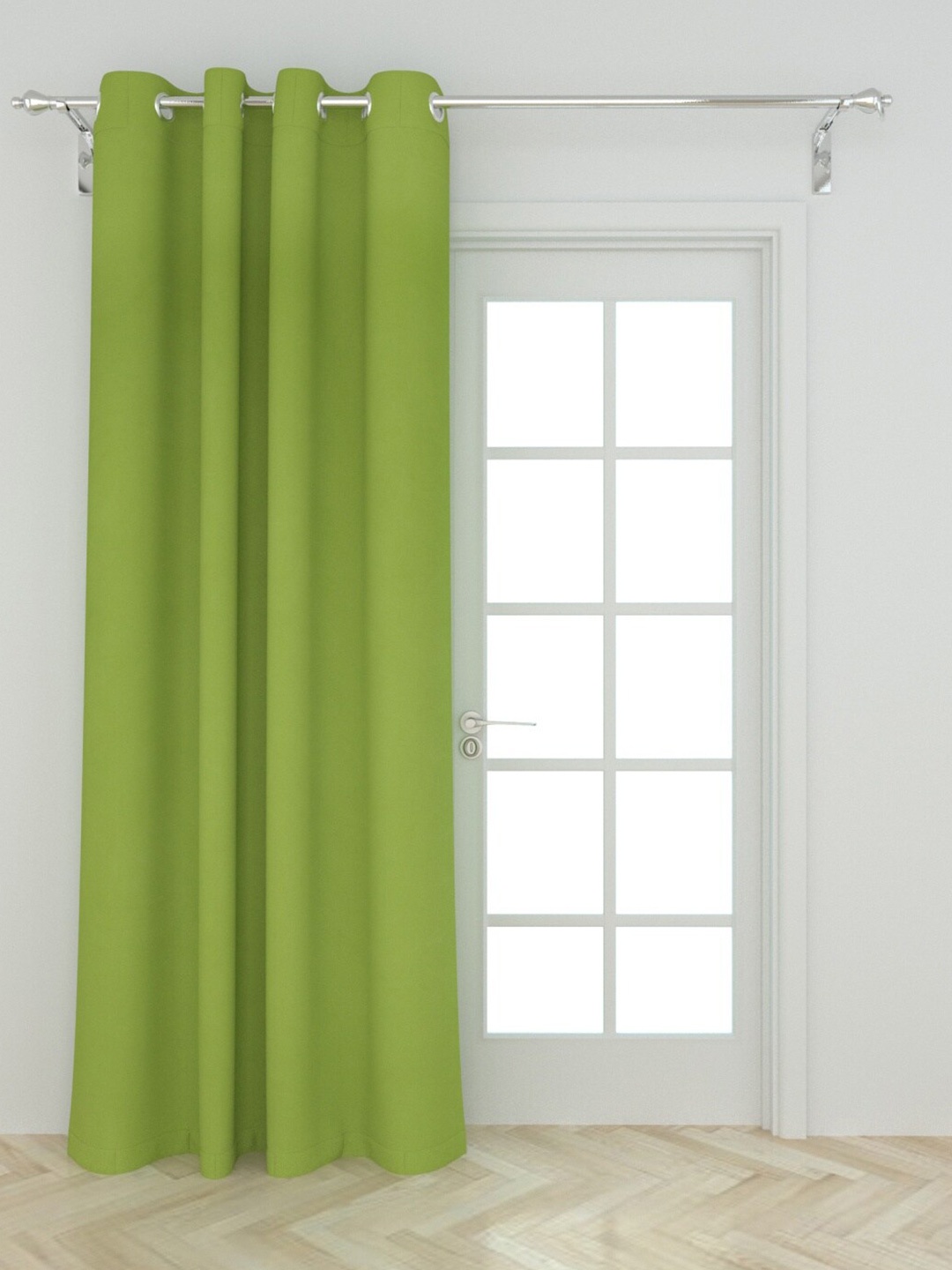 Home Centre Green Door Curtain