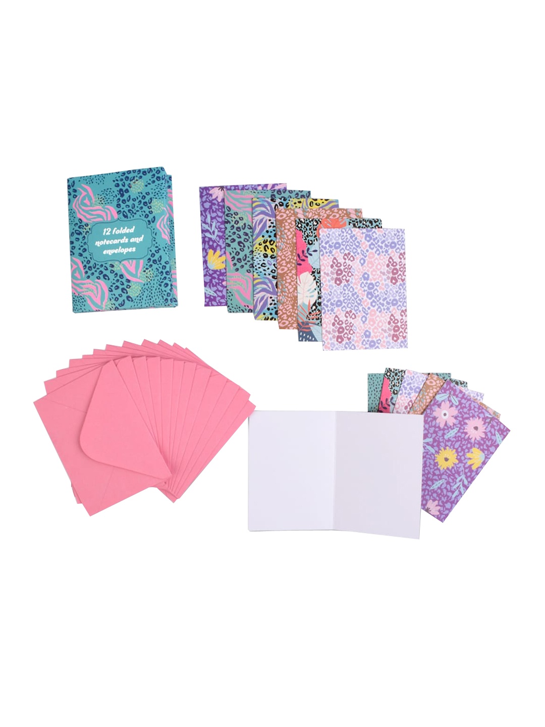 Doodle Set Of 12 Multicolor Wilderness Thank You Notecards With Envelopes, Multi
Doodle Set Of 12 Multicolor Wilderness Thank You Notecards With Envelopes, Multi