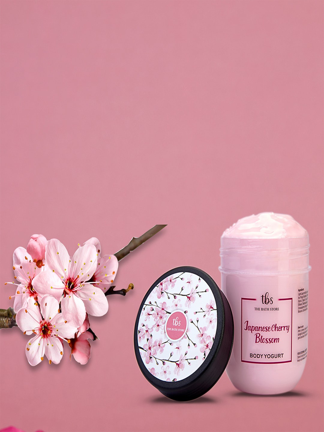 The Bath Store Japanese Cherry Blossom Body Yogurt for Soft and Supple Skin - 200 g, White
The Bath Store Japanese Cherry Blossom Body Yogurt for Soft and Supple Skin - 200 g, White
