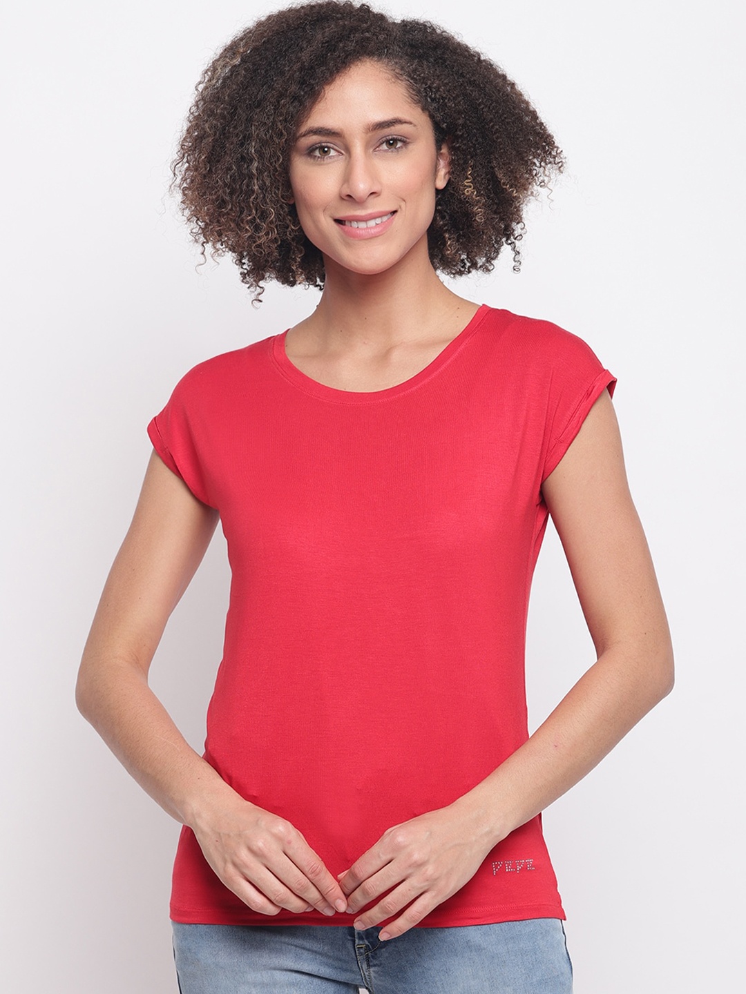 Pepe Jeans Women Red T-shirt