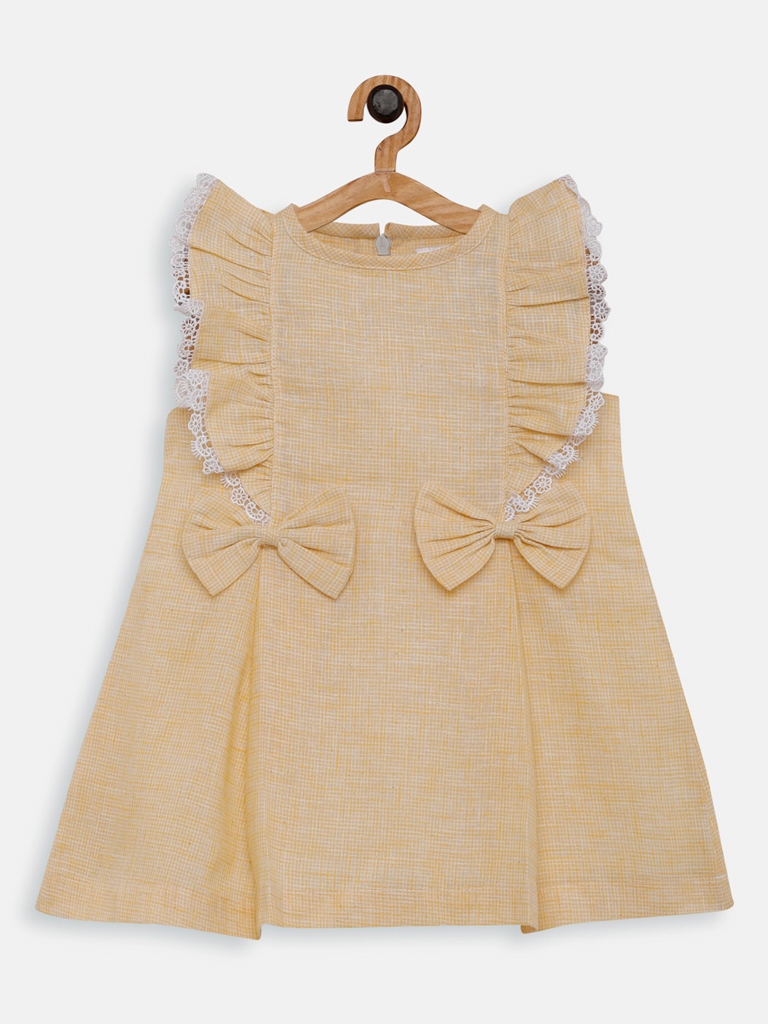 Aomi Yellow A-Line Dress