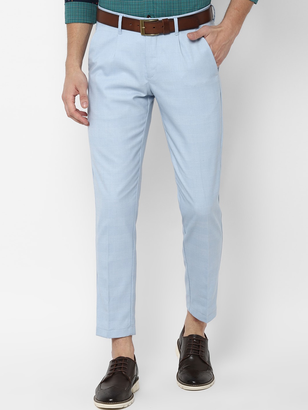Allen Solly Men Blue Textured Slim Fit Regular Trousers Regular Trousers Regular Trousers
Allen Solly Men Blue Textured Slim Fit Regular Trousers Regular Trousers Regular Trousers