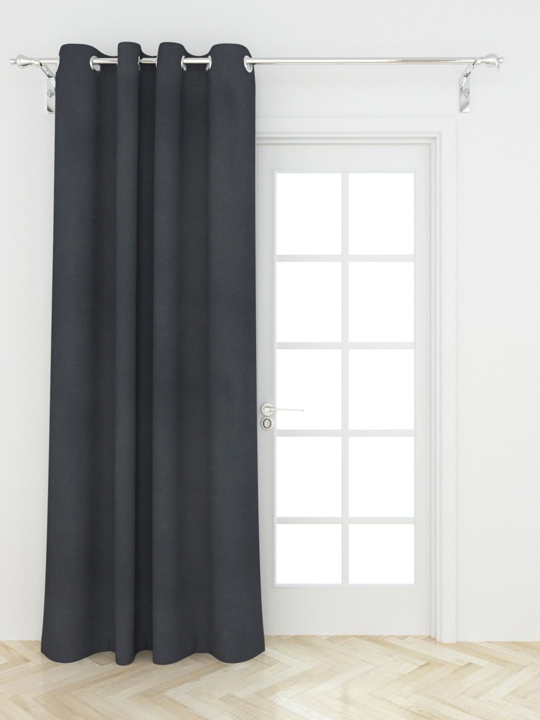 Home Centre Grey Door Curtain