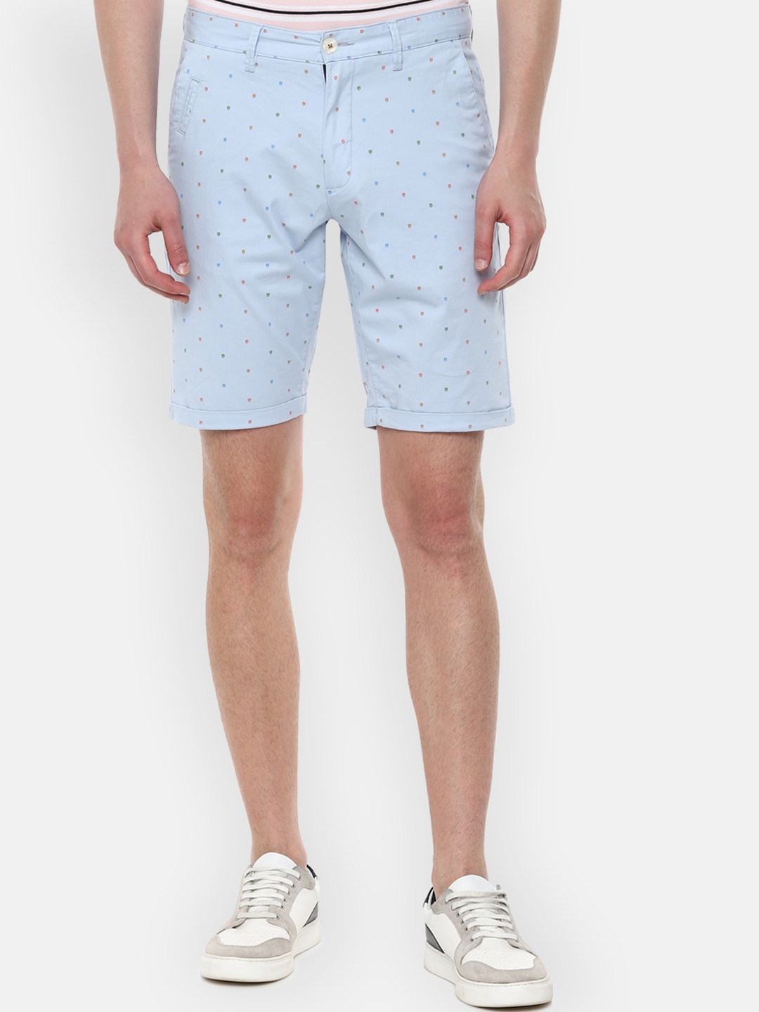 Louis Philippe Sport Men Blue Conversational Printed Slim Fit Mid-Rise Regular Shorts
Louis Philippe Sport Men Blue Conversational Printed Slim Fit Mid-Rise Regular Shorts