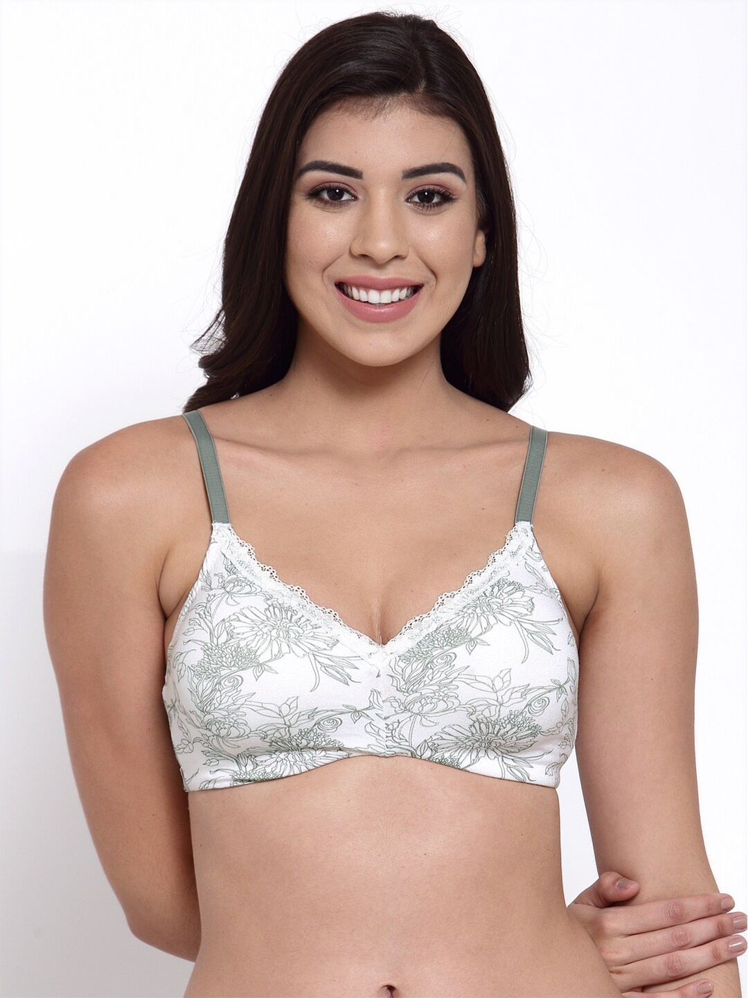 Inner Sense White & Grey Everyday Bra Organic Cotton Antimicrobal Lightly Padded ISB105
Inner Sense White & Grey Everyday Bra Organic Cotton Antimicrobal Lightly Padded ISB105
