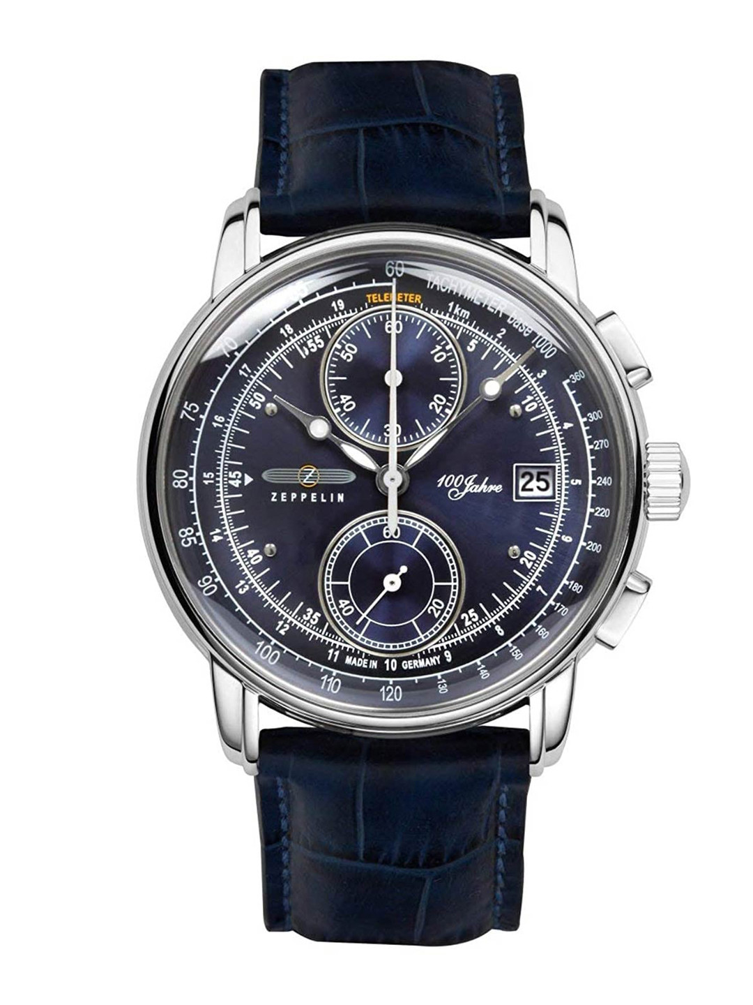 ZEPPELIN Men Blue Dial & Blue Leather Textured Straps Analogue Watch 86703-Blue
ZEPPELIN Men Blue Dial & Blue Leather Textured Straps Analogue Watch 86703-Blue